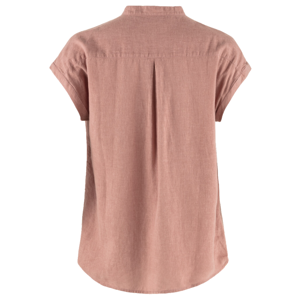 FjällRäven - Övik Hemp Shirt SS W - Dusty Rose - Bluse