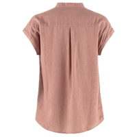 FjällRäven - Övik Hemp Shirt SS W - Dusty Rose - Bluse