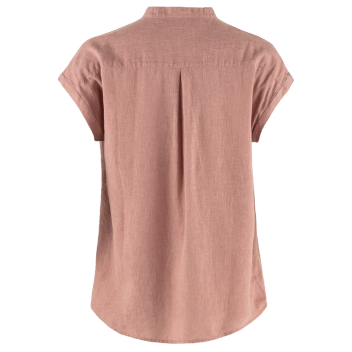 FjällRäven - Övik Hemp Shirt SS W - Dusty Rose - Bluse