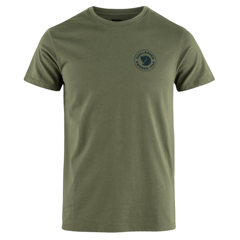 FjällRäven - 1960 Logo T-shirt M - Laurel Green - Outdoor-Shirt  Kurzarm