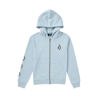 Volcom - BB Iconic Stone Zip FLC - Ice Blue - Zip Hoodie