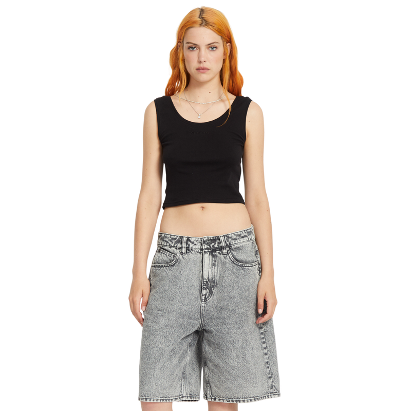 Volcom - Beeggy Denim Short - Grey Vintage - Baggy Short