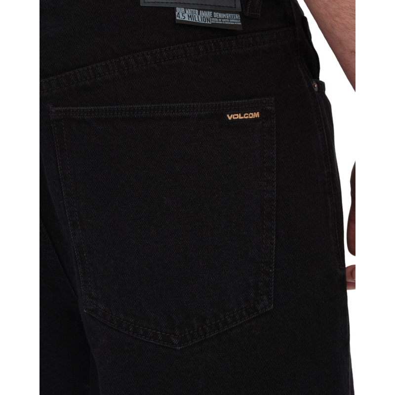 Volcom - Billow Denim Short - Black - Baggy Short