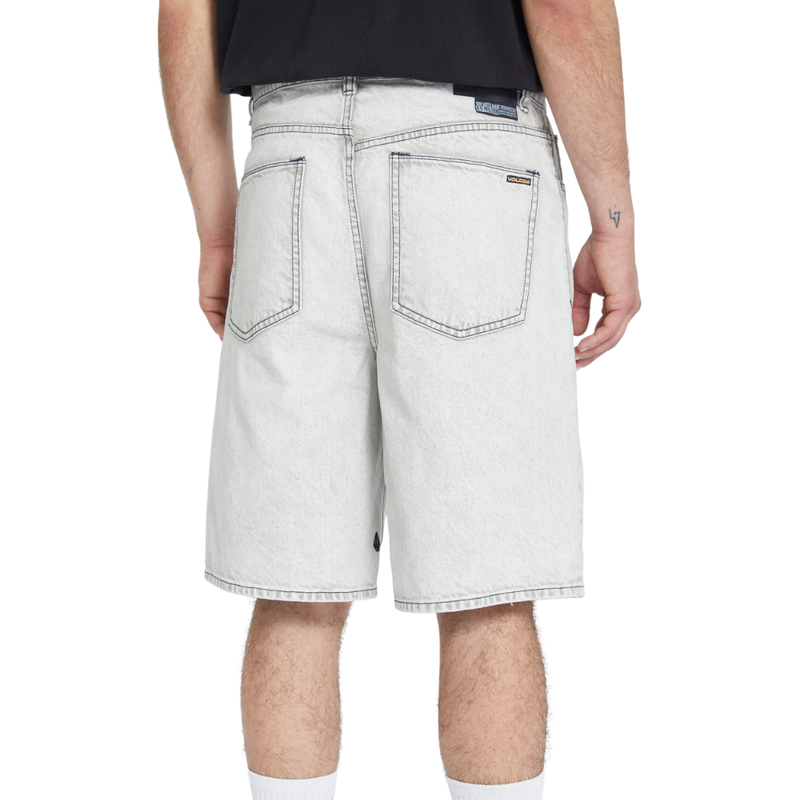 Volcom - Billow Denim Short - Bone - Baggy Short