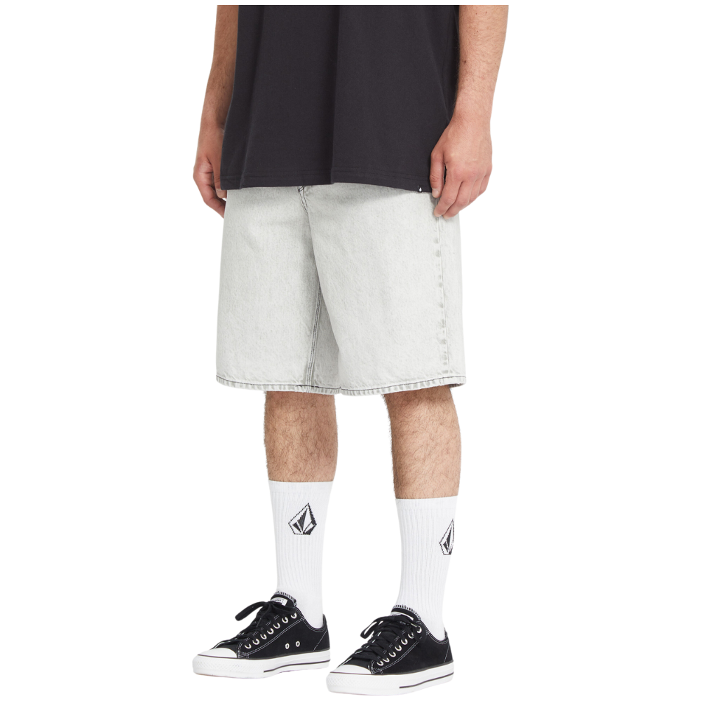 Volcom - Billow Denim Short - Bone - Baggy Short