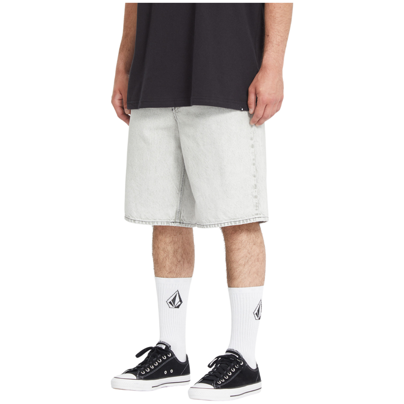 Volcom - Billow Denim Short - Bone - Baggy Short