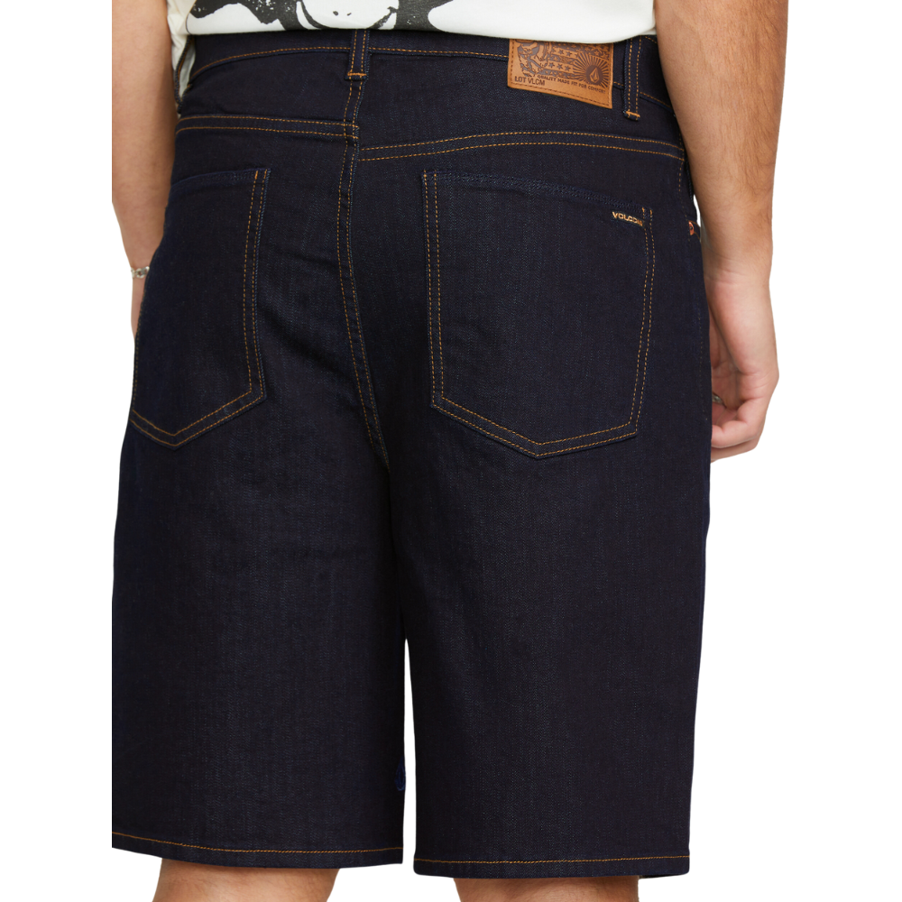 Volcom - Billow Denim Short - Rinse - Baggy Short