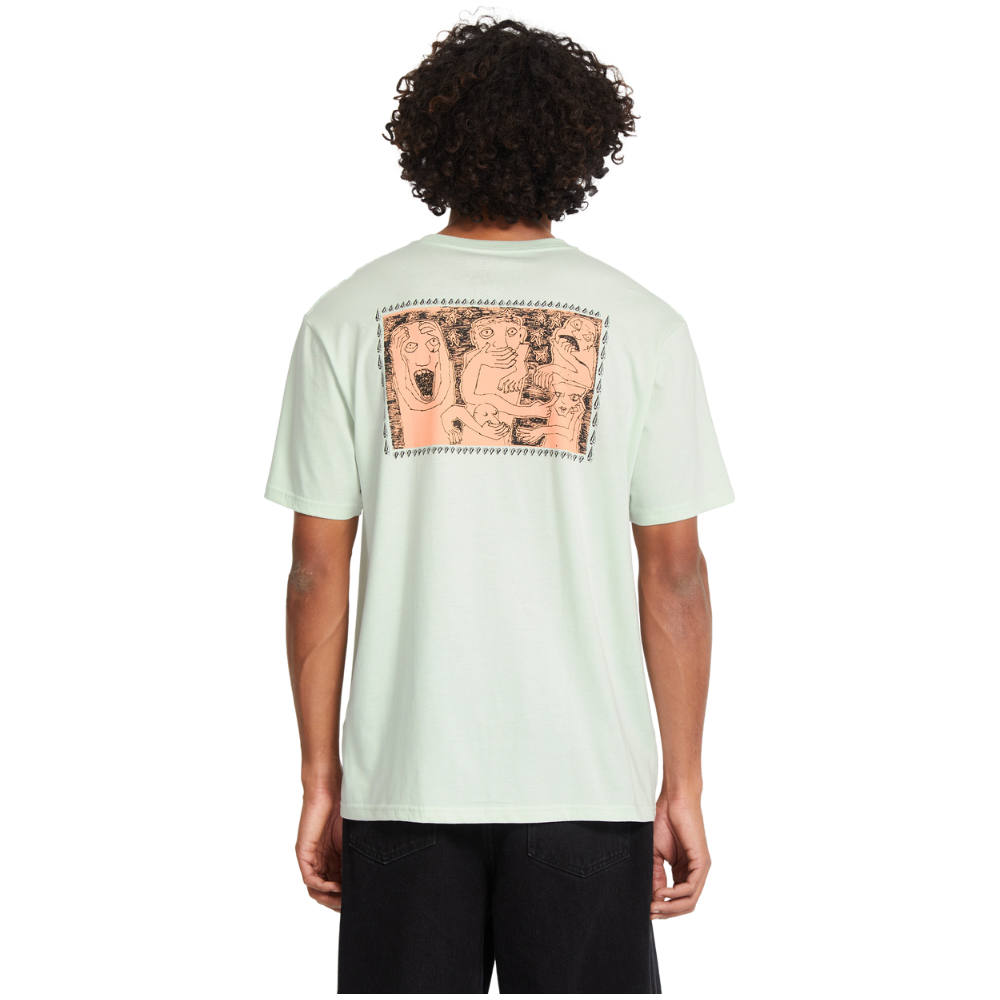 Volcom - Crazybal BSC SST - Cloud Blue - T-Shirt