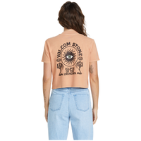 Volcom - Dial Crop Tee - Sand Brown - Crop Top