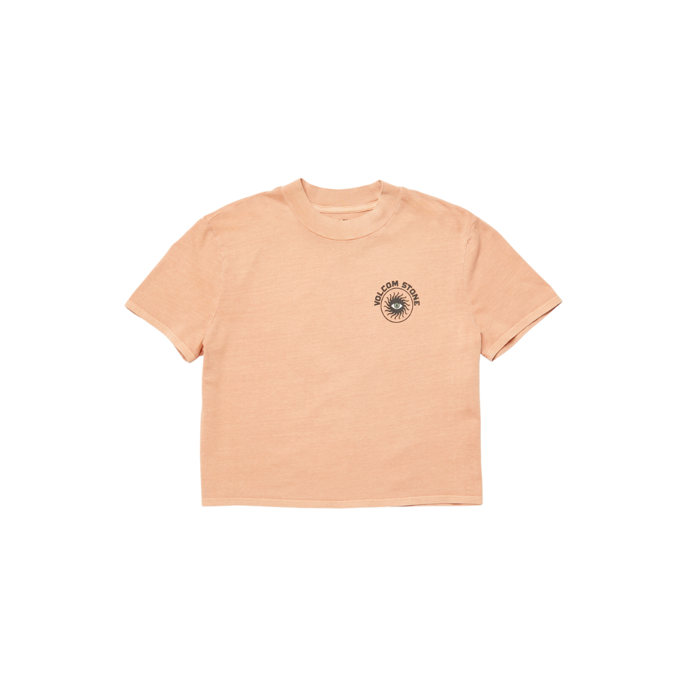 Volcom - Dial Crop Tee - Sand Brown - Crop Top