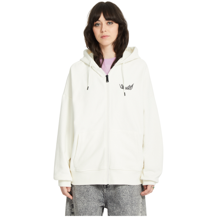 Volcom - FA Alix Zip Fleece - Star White - Zip Hoodie