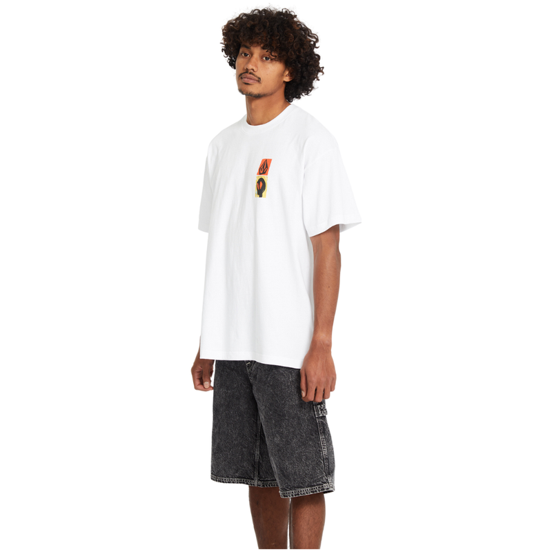 Volcom - Gonyvaders LSE SST - White - T-Shirt