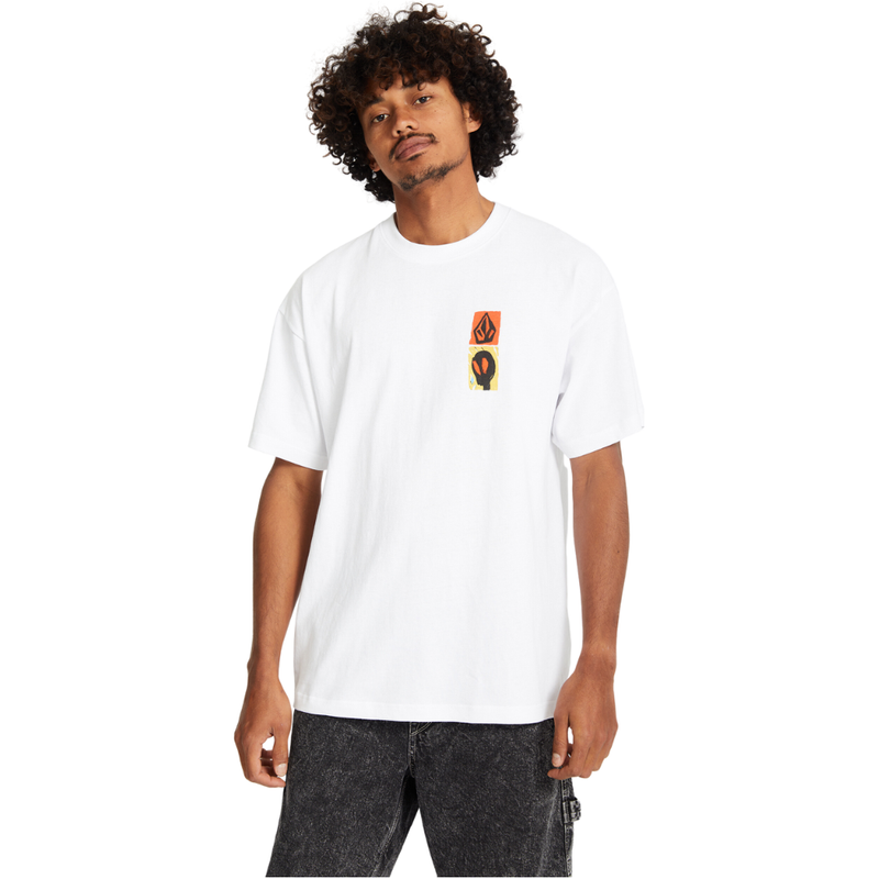 Volcom - Gonyvaders LSE SST - White - T-Shirt