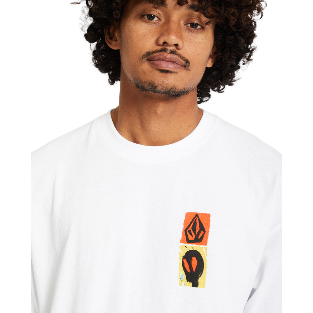 Volcom - Gonyvaders LSE SST - White - T-Shirt