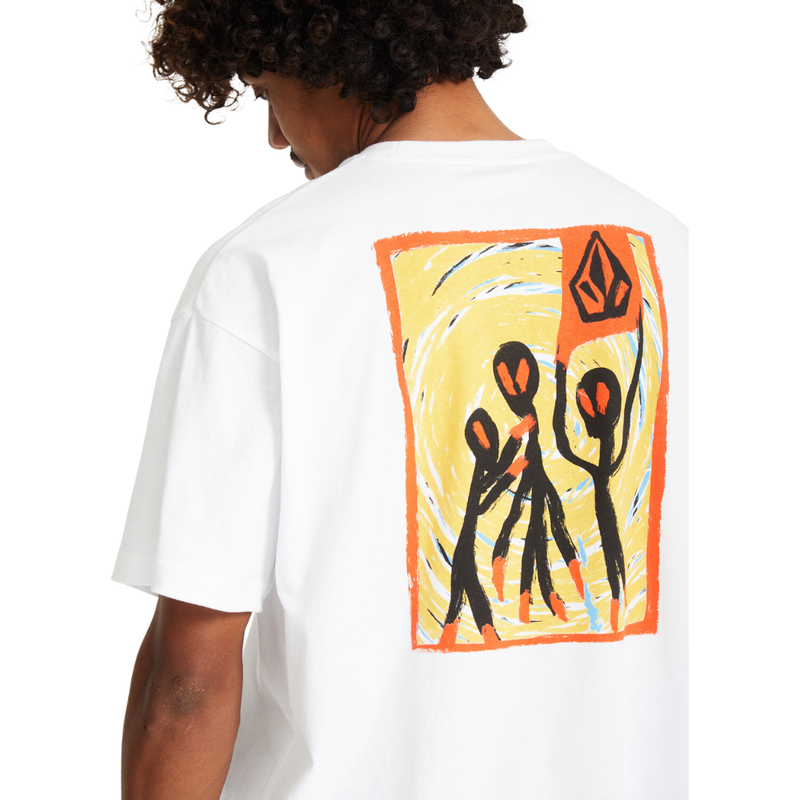 Volcom - Gonyvaders LSE SST - White - T-Shirt