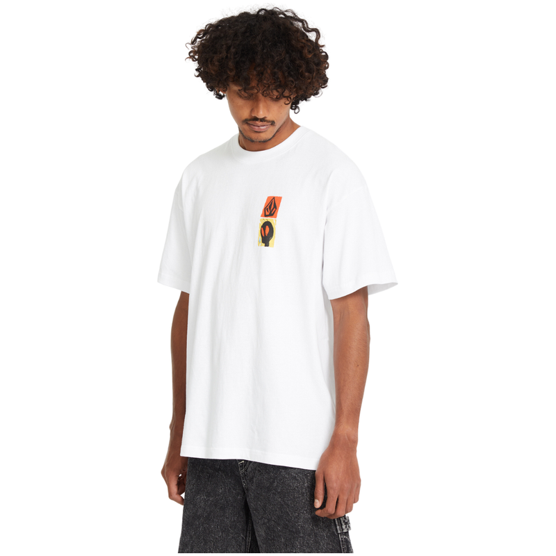 Volcom - Gonyvaders LSE SST - White - T-Shirt