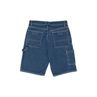 Volcom - Labored Denim Utility Short - Indigo Ridge Wash - Baggy Short