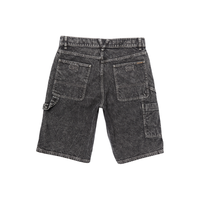 Volcom - Labored Denim Utility Short - Light Acid Black - Baggy Short