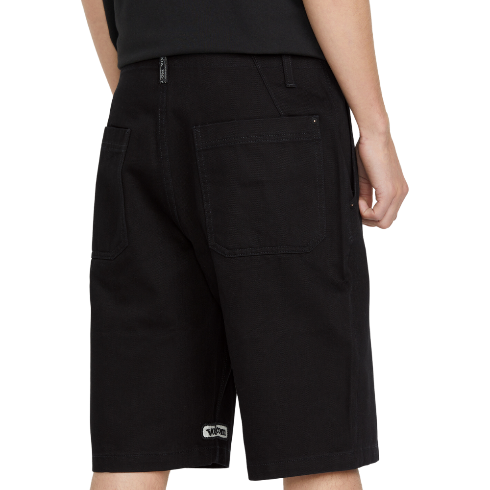 Volcom - Sawhorse Denim Short - Black - Baggy Short