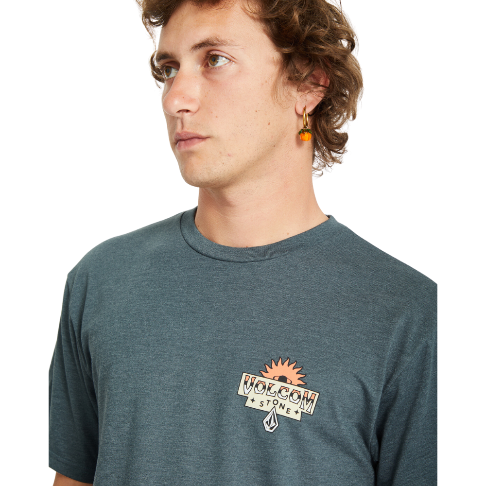 Volcom - Sure Thing HTH SST - Dark Slate - T-Shirt