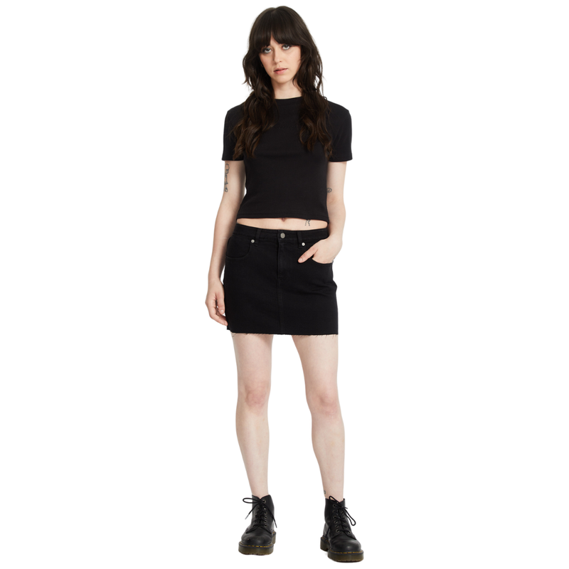 Volcom - Volcomstone Tight Crop - Black - Crop Top