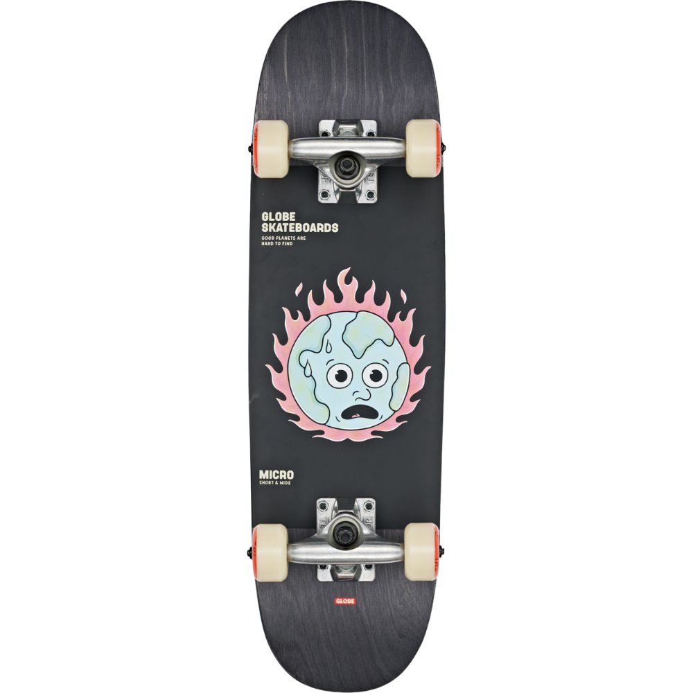 Globe - Kids Softie Micro - Black/In Flames - Skateboard-Complete