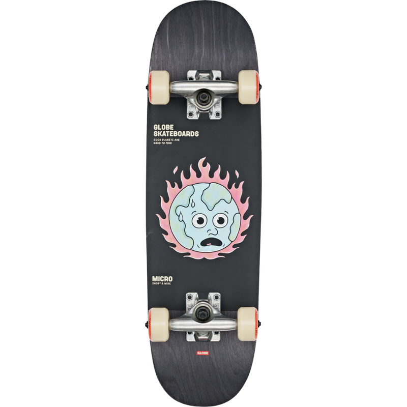 Globe - Kids Softie Micro - Black/In Flames - Skateboard-Complete