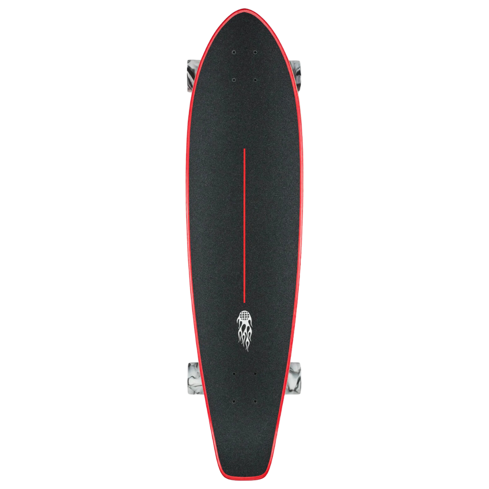 Globe - The All-Time - Red Flames - Longboard-Complete