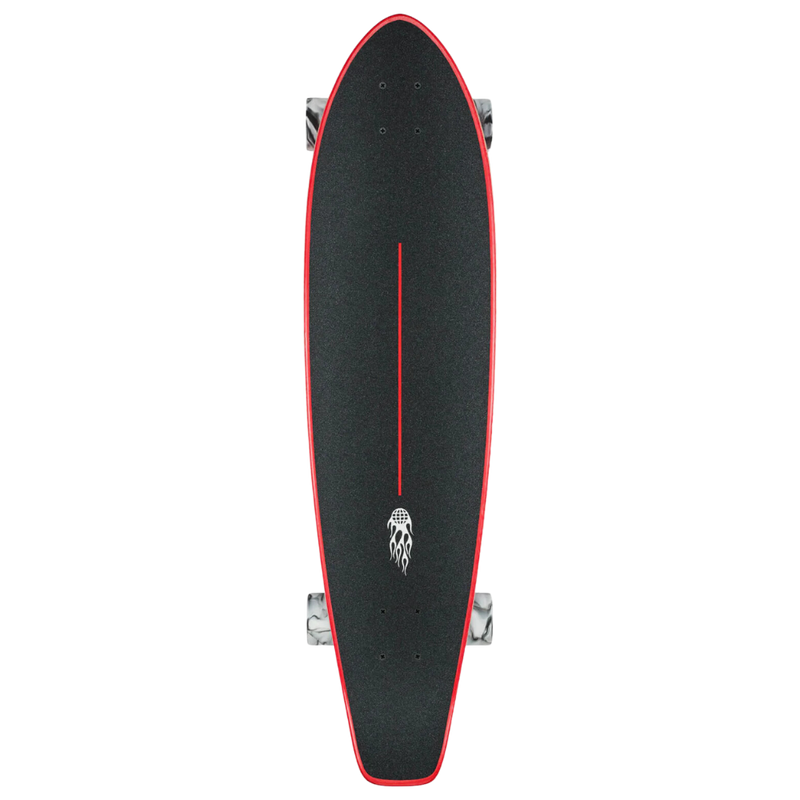 Globe - The All-Time - Red Flames - Longboard-Complete