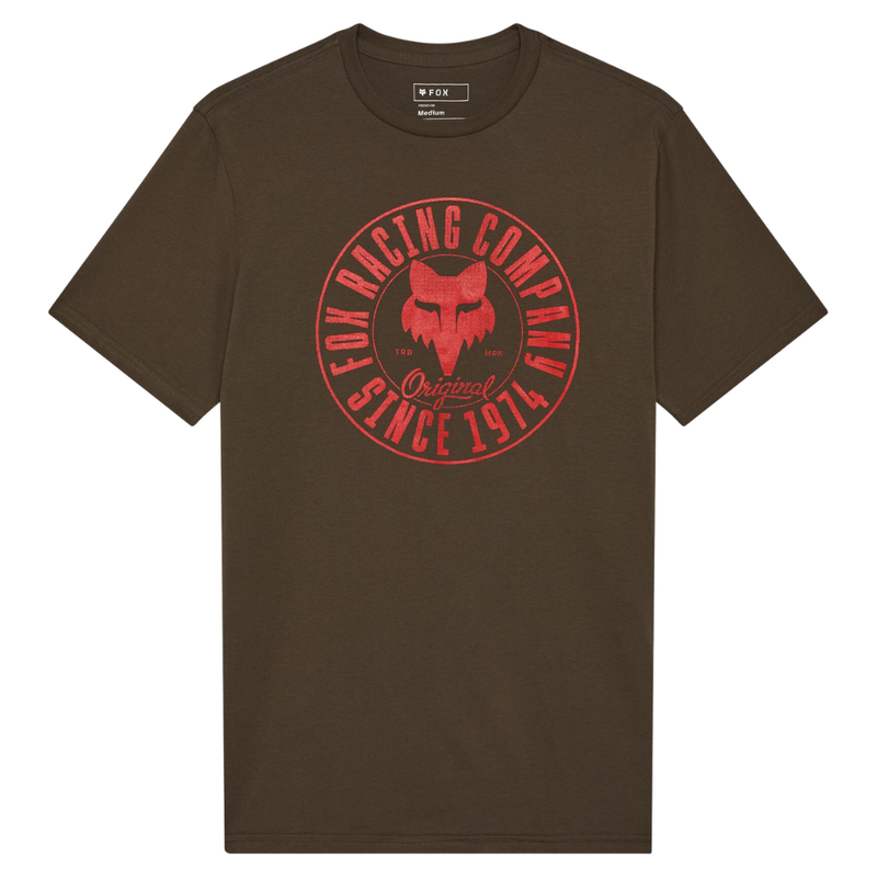 Fox - Emblem SS Prem Tee - Military - T-Shirt