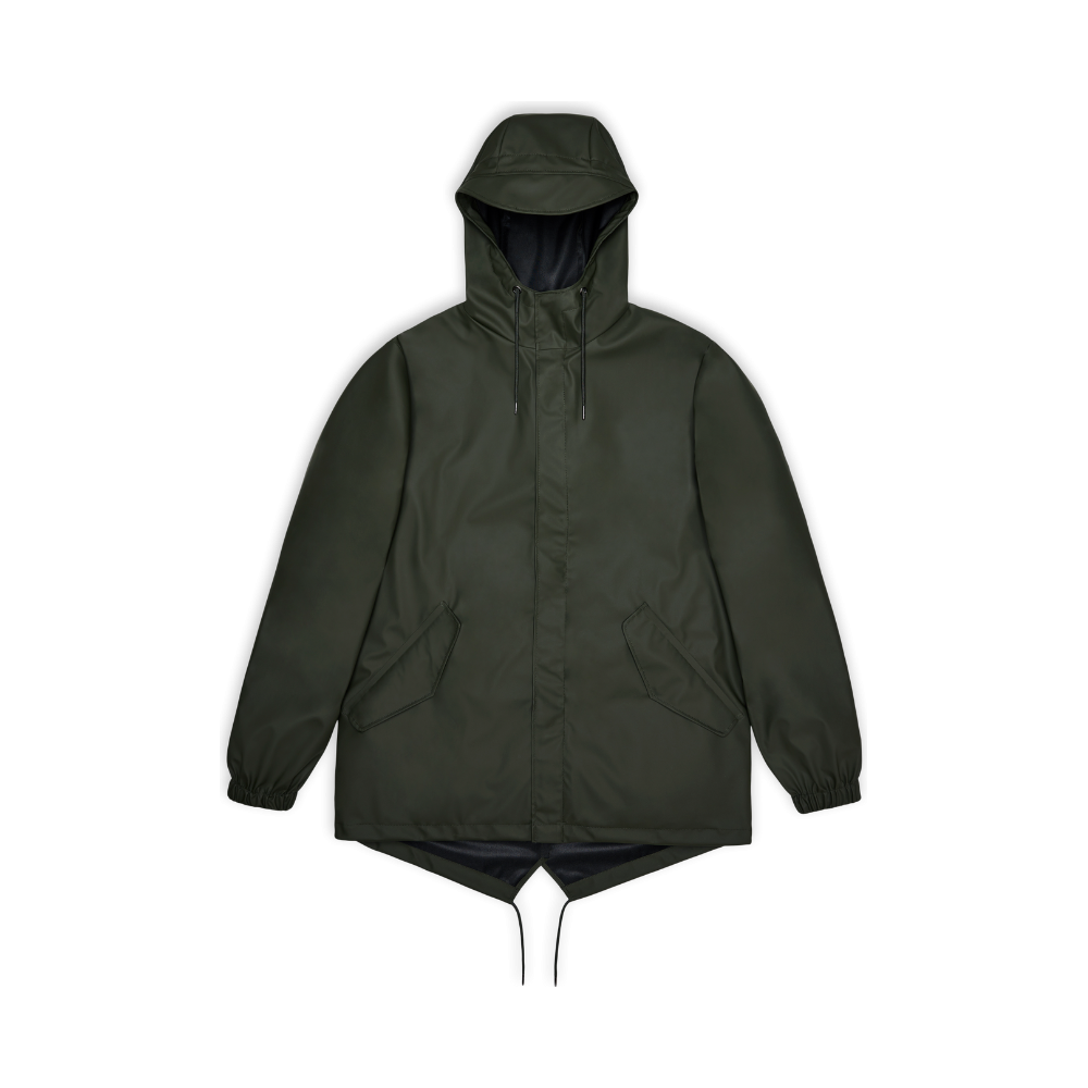 Rains - Fishtail Jacket W3 - Green - Regenjacke