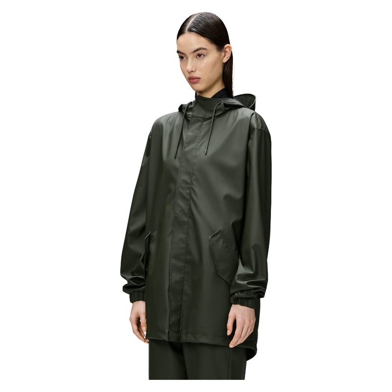 Rains - Fishtail Jacket W3 - Green - Regenjacke