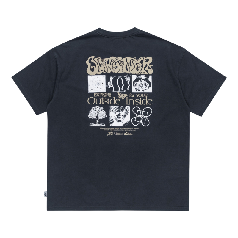 Quiksilver - HW Outside Inside SS - Black - T-Shirt