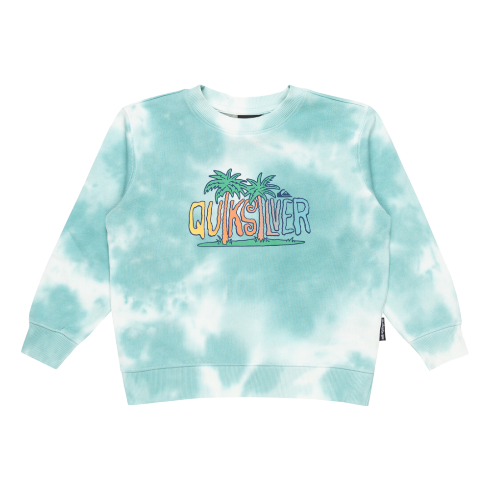 Quiksilver - Tie Dye Crew Boys - Marine Blue - Crew Sweater