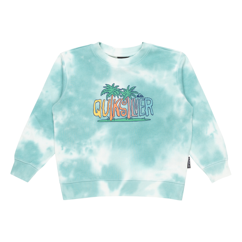 Quiksilver - Tie Dye Crew Boys - Marine Blue - Crew Sweater