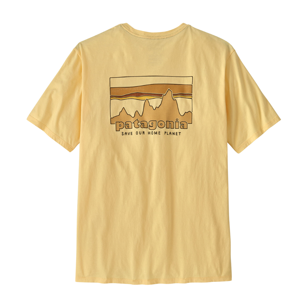 Patagonia - Ms 73 Skyline Organic T-Shirt - Buttercup Yellow - T-Shirt