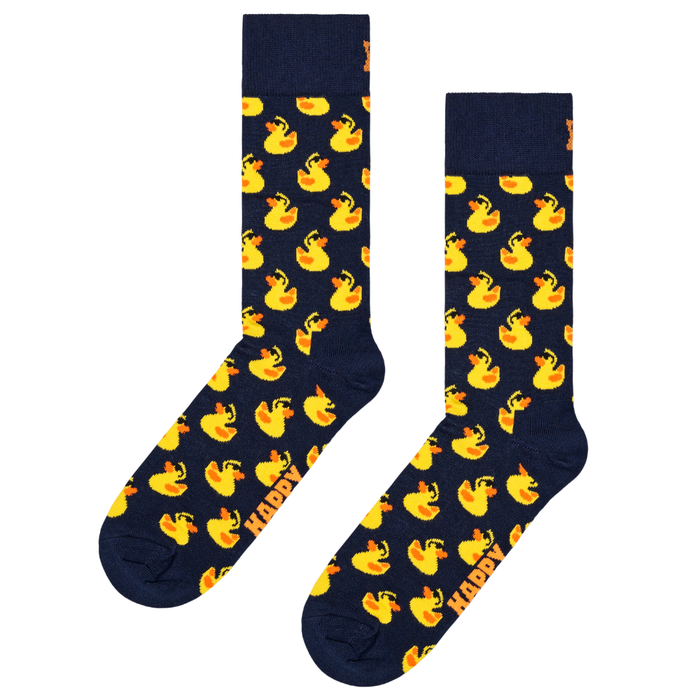 Happy Socks  - Rubber Duck Sock - Navy - Socken