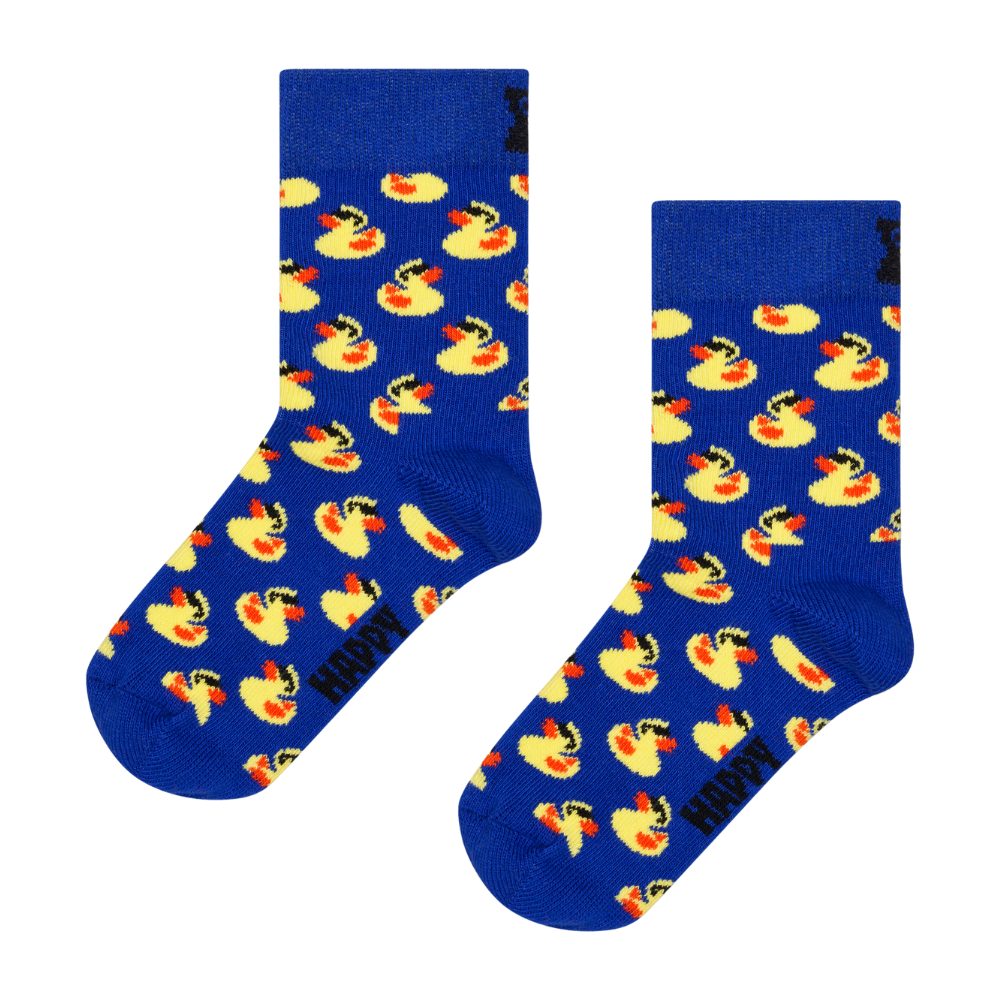 Happy Socks  - Kids Rubber Duck Sock - Navy - Socken