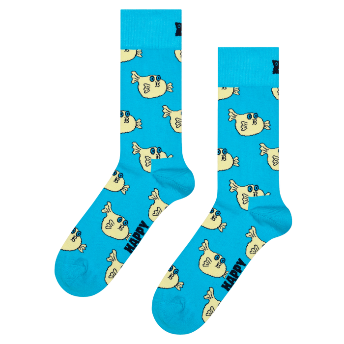 Happy Socks  - Blowfish Sock - Turquoise - Socken