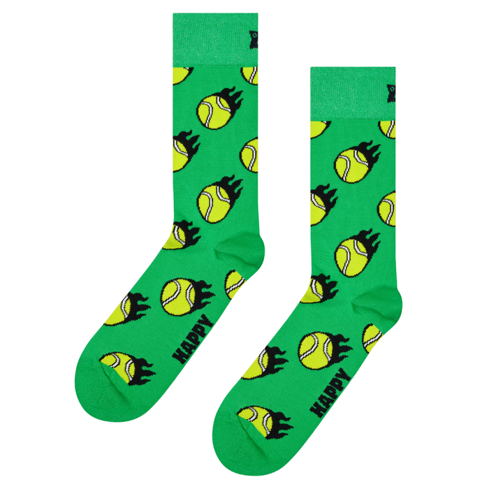 Happy Socks  - Tennis Ball Sock - Green - Socken