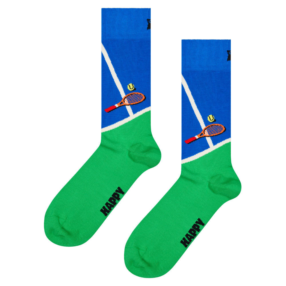 Happy Socks  - Tennis Sock - Green - Socken