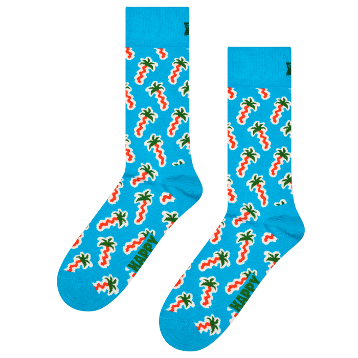 Happy Socks  - Happy Palm Sock - Turquoise - Socken