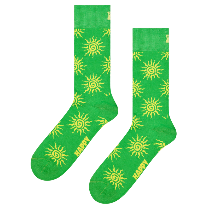 Happy Socks  - Sun Sock - Green - Socken