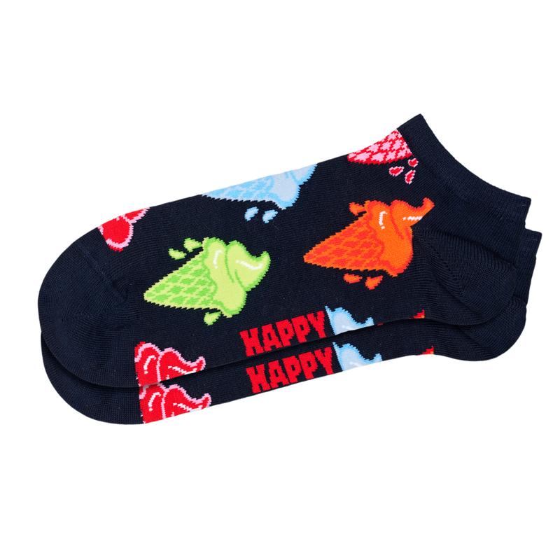 Happy Socks  - Ice Cream Low Sock - Navy - Socken