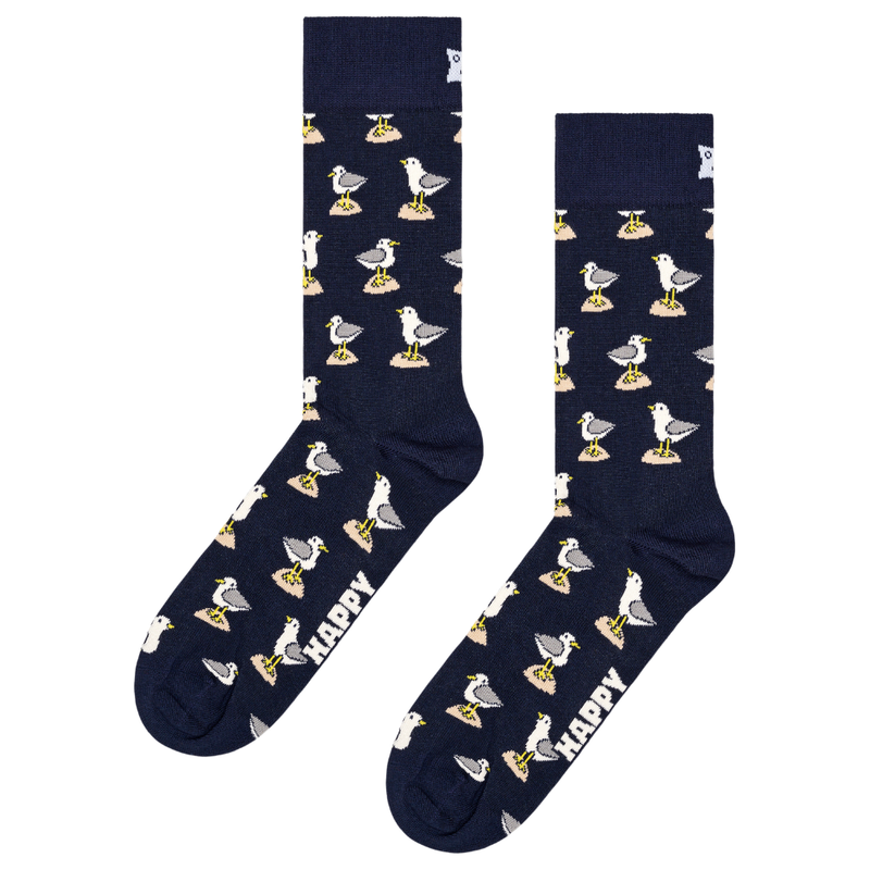 Happy Socks  - Seagull Sock - Navy - Socken