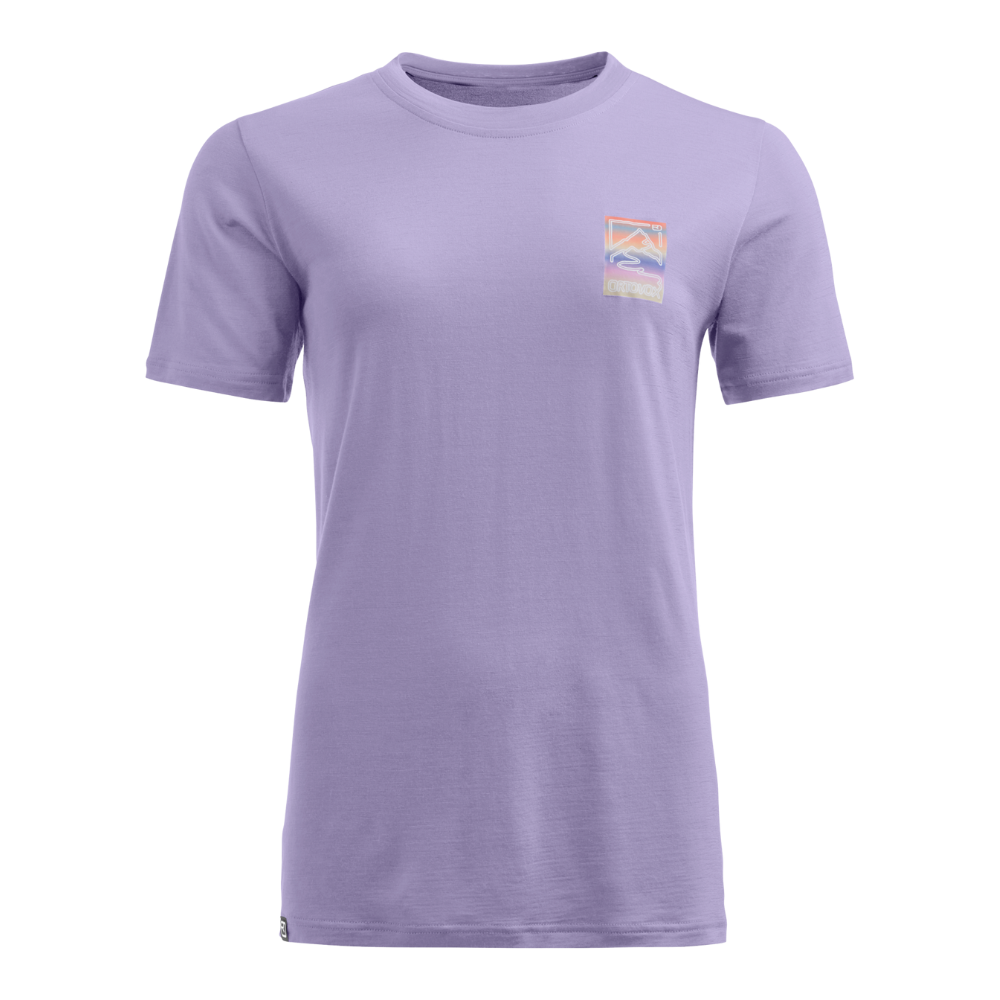 Ortovox - 140 Cool Mtn Gradient Ts W - Lush Lavender - Outdoor-Shirt  Kurzarm