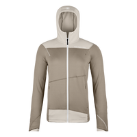 Ortovox - Fleece Light Hoody W - Grey Sand - Fleece Sweater