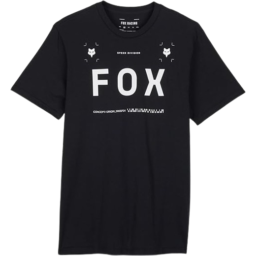 Fox - AVIATION PREM SS TEE  - BLACK - T-Shirt