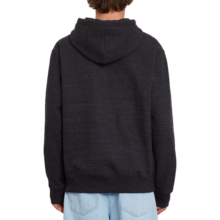 Sngl Stn Zip Fleece - Volcom - Heather Black - Zip Hoodie