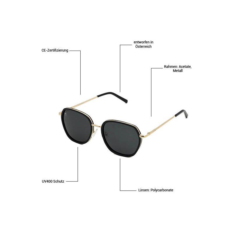 19 Avenuph - Phieres - BG Black - Sonnenbrille Metall